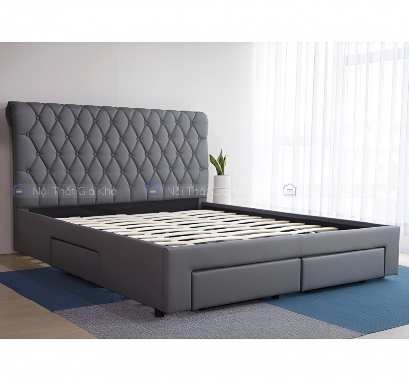 Giường bọc da Adora TL08