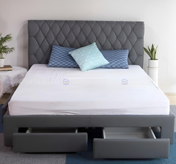 Giường bọc da Adora TL08