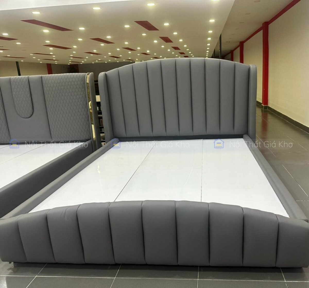 Giường bọc da đẹp hiện đại