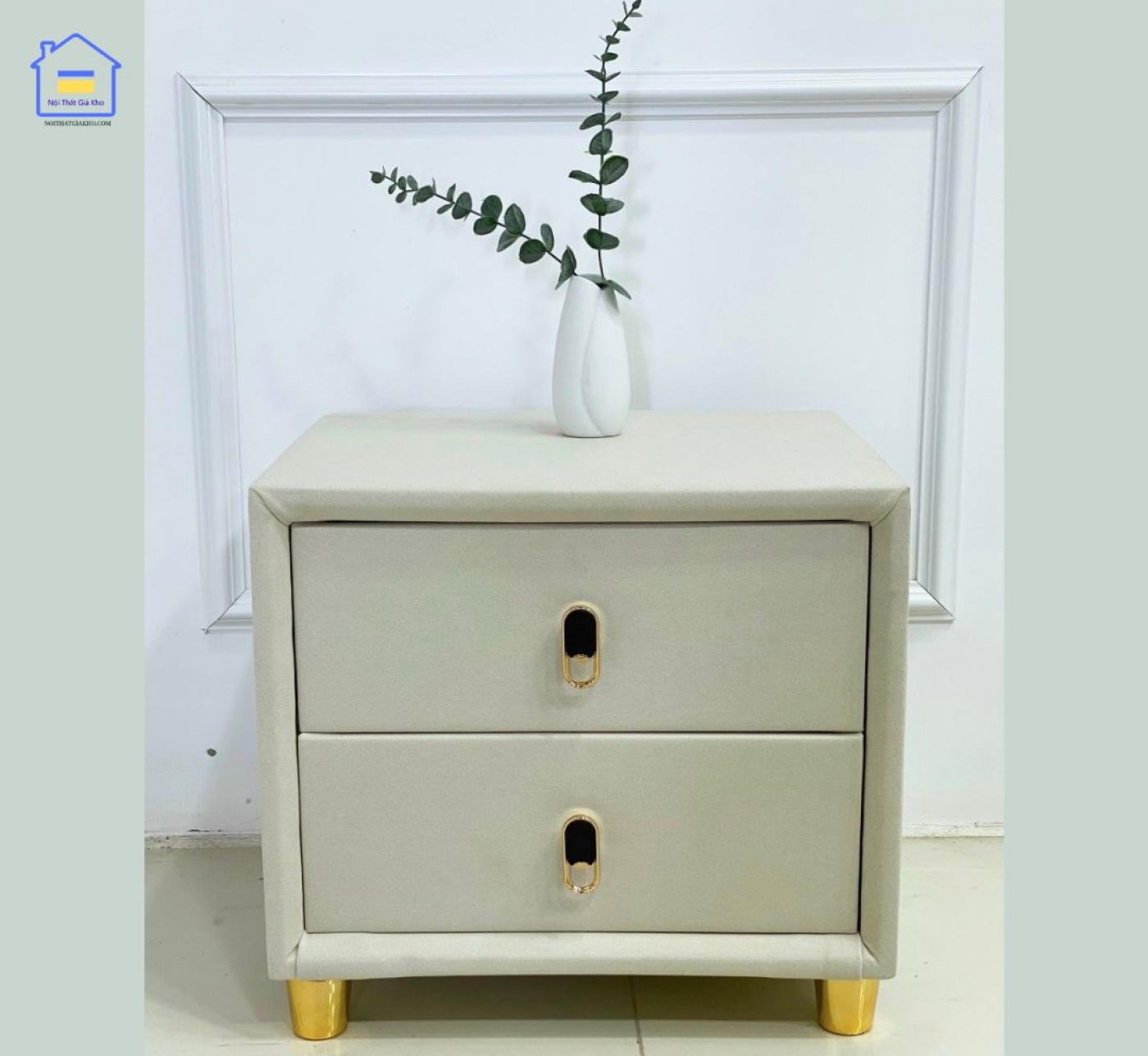 Giường bọc da hiện đại nhập khẩu GN07