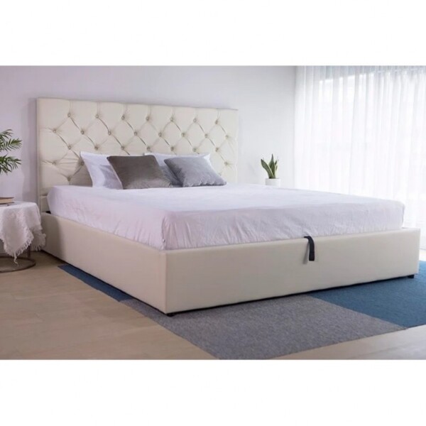 Giường bọc da Ottoman Adora