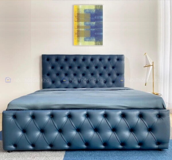 Giường bọc da PU phong cách ART DECOR