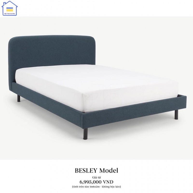Giường bọc nệm ADORA Besley