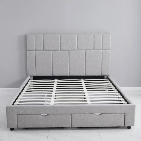 Giường bọc nệm Adora TL09 hộc kéo