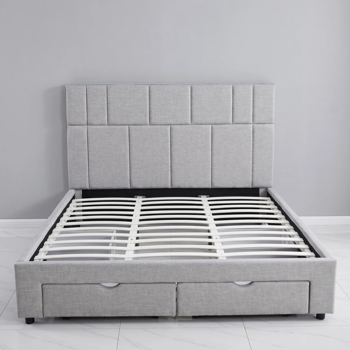 Giường bọc nệm Adora TL09 hộc kéo