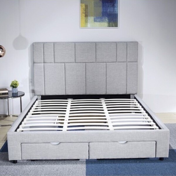 Giường bọc nệm ADORA TL09 hộc kéo