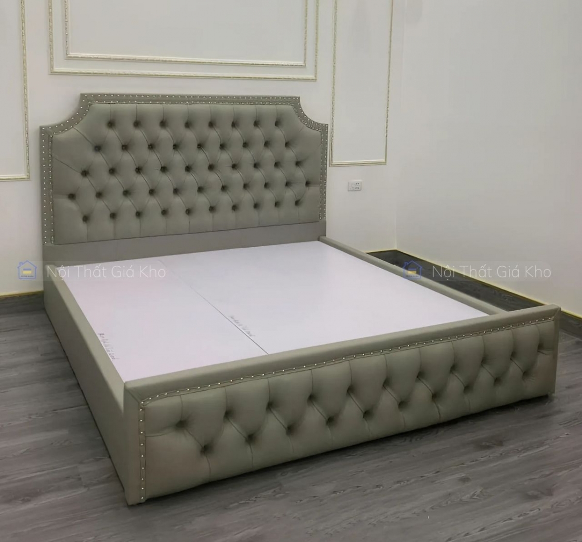 Giuờng bọc nệm GK02