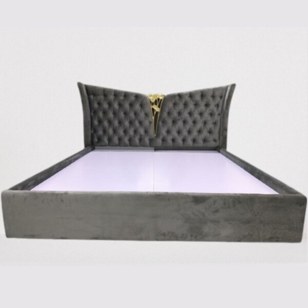 Giường bọc nệm hoa mai 1m6 1m8 giá rẻ