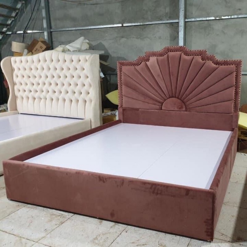 Giường bọc nệm nhập khẩu