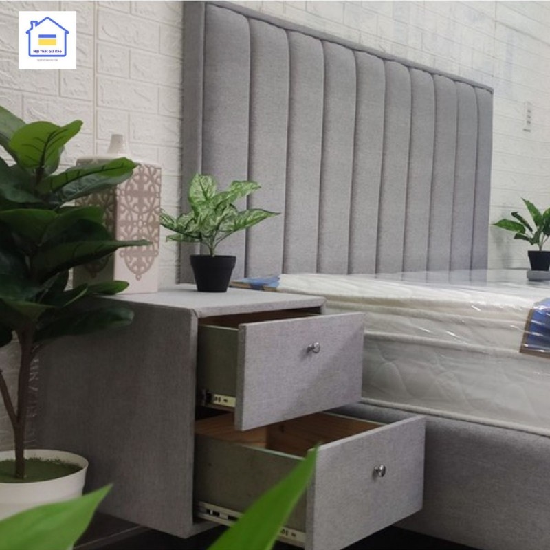 Giường bọc nệm TL02