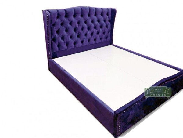 Giường bọc nệm Tl207 - Giường ngủ bọc nệm Thắng Lợi