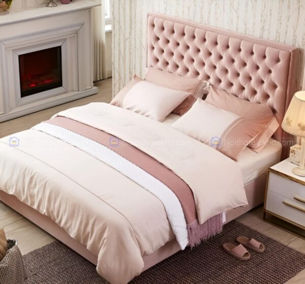 Giường bọc nệm giá rẻ 1m6