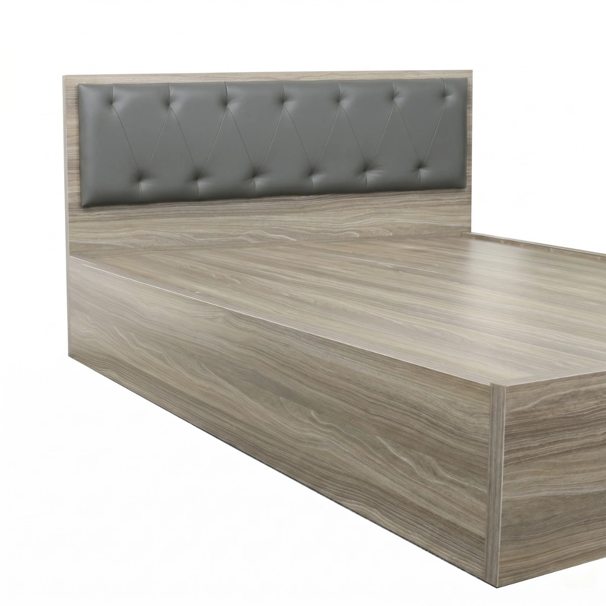 Giường gỗ MDF bọc nệm
