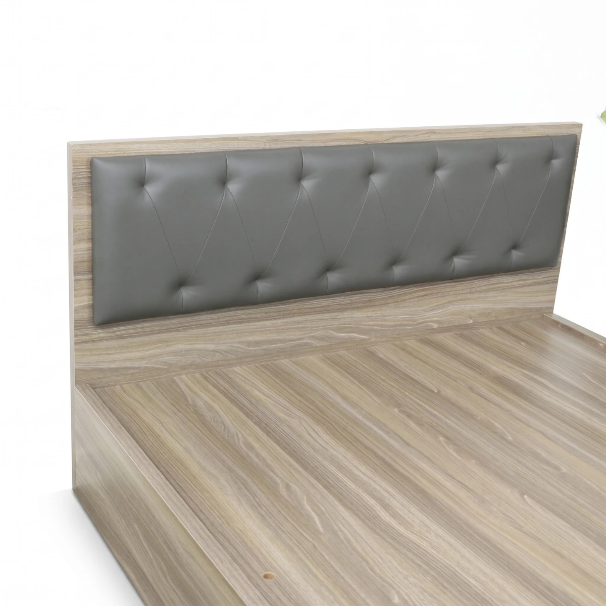 Giường gỗ MDF bọc nệm