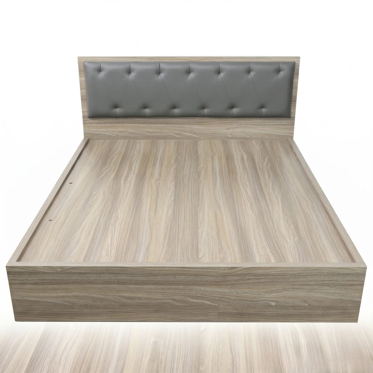 Giường gỗ MDF bọc nệm