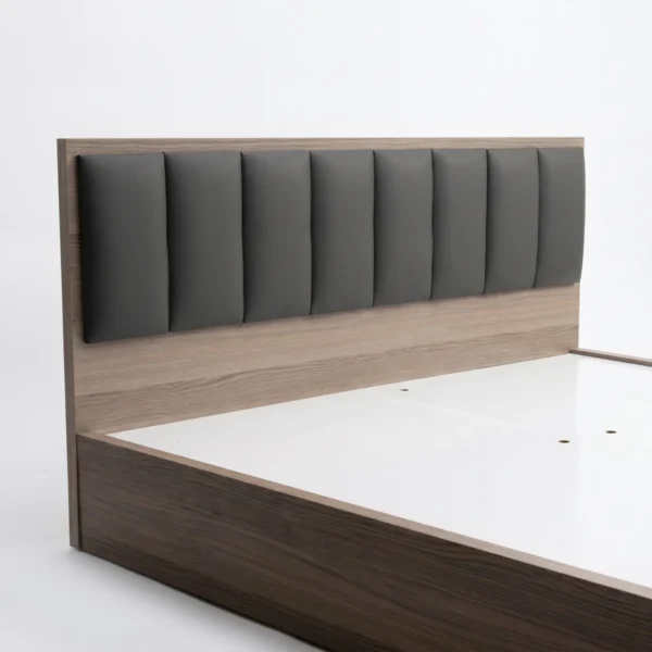 Giường gỗ MDF bọc nệm Adora