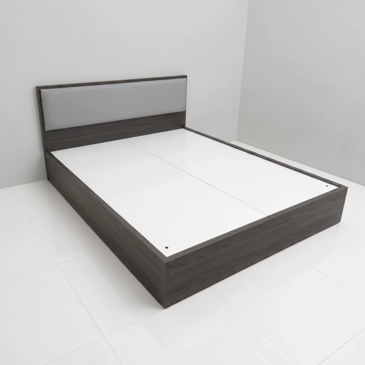 Giường gỗ MDF bọc nệm giá rẻ