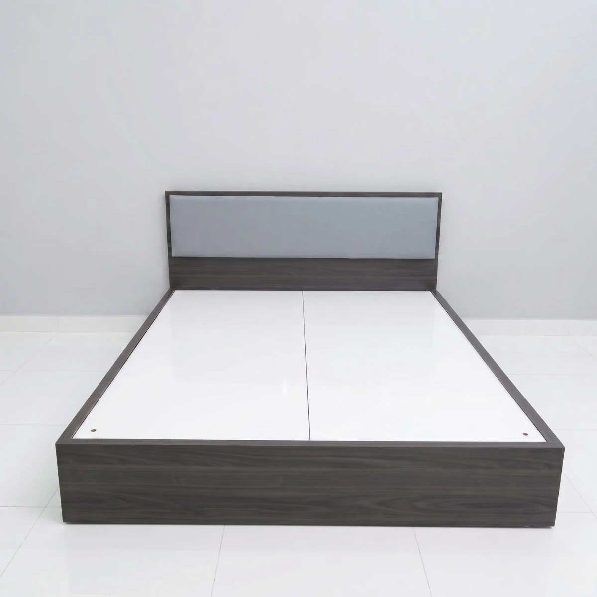 Giường gỗ MDF bọc nệm giá rẻ