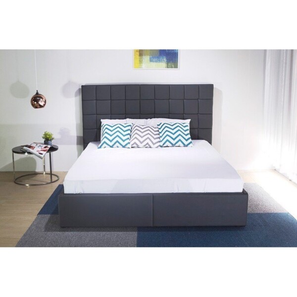 Giường ngủ bọc da ADORA TL11 có 2 hộc kéo