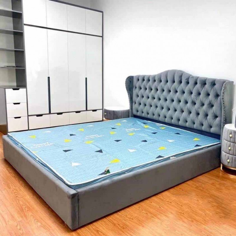 Giường ngủ bọc nệm 1m4 1m6 1m8