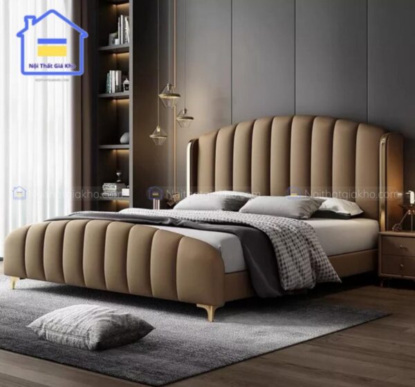 Giường ngủ bọc nệm hiện đại