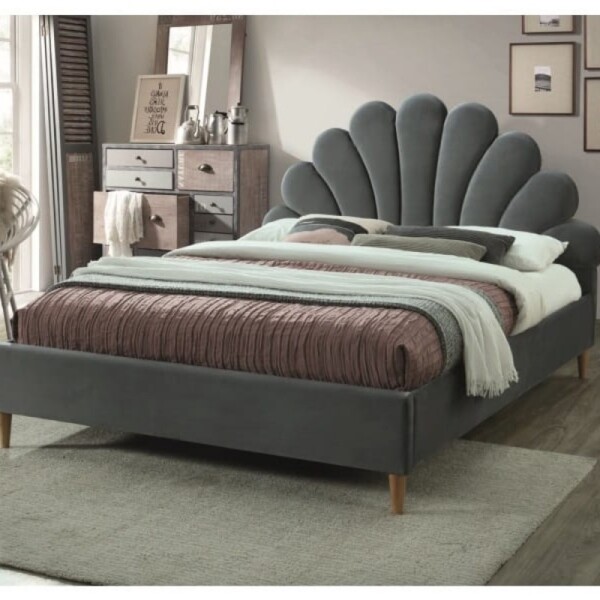 Giường ngủ bọc nệm vỏ sò giá rẻ