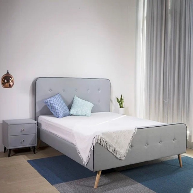 Giường ngủ bọc vải SCANDINAVIAN 1m6x2m