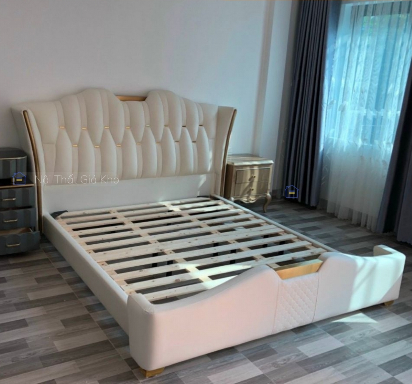Giường ngủ cao cấp nhập khẩu GN04