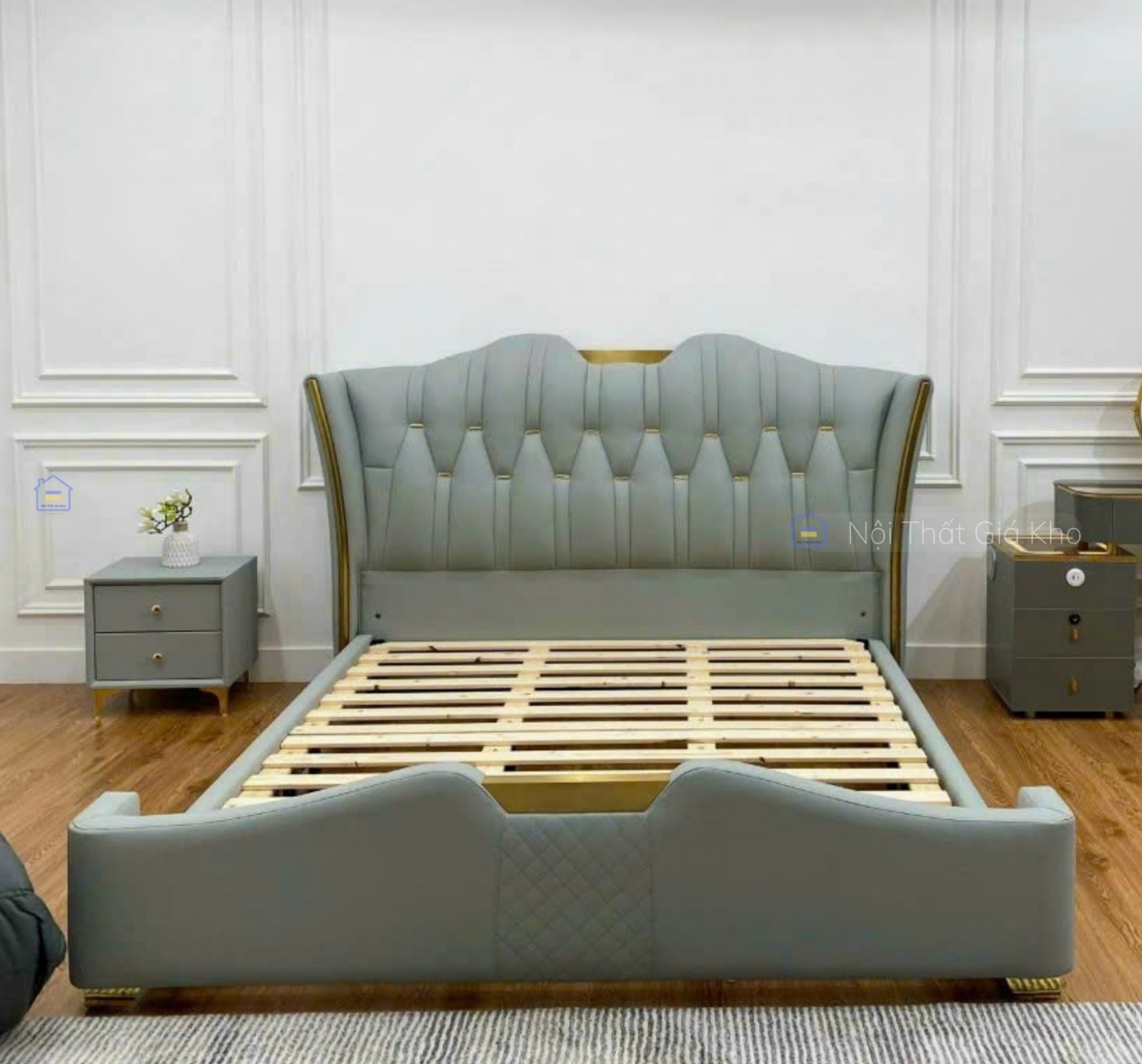Giường ngủ cao cấp nhập khẩu GN04