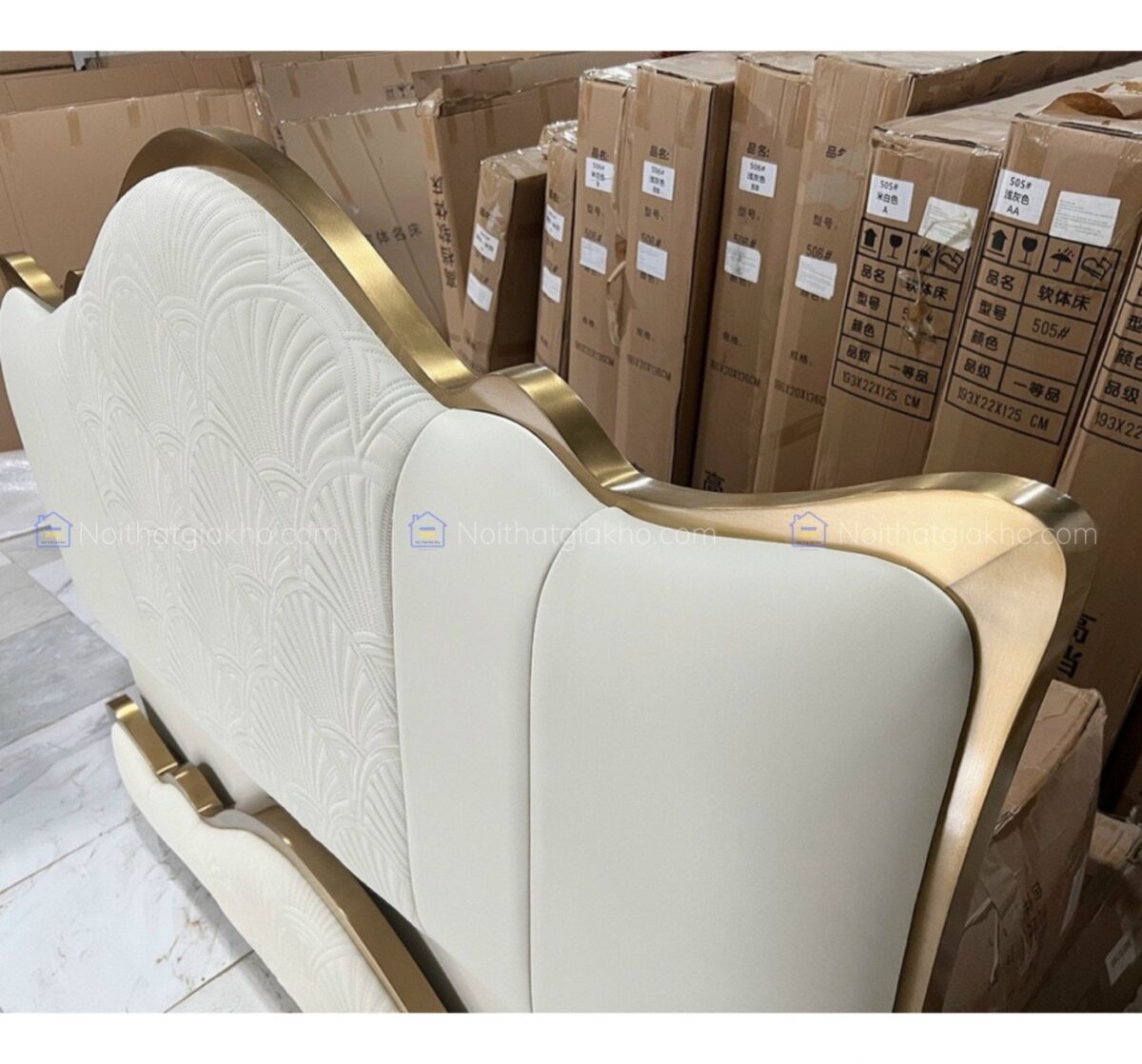 Giường ngủ nhập khẩu đẹp GN20