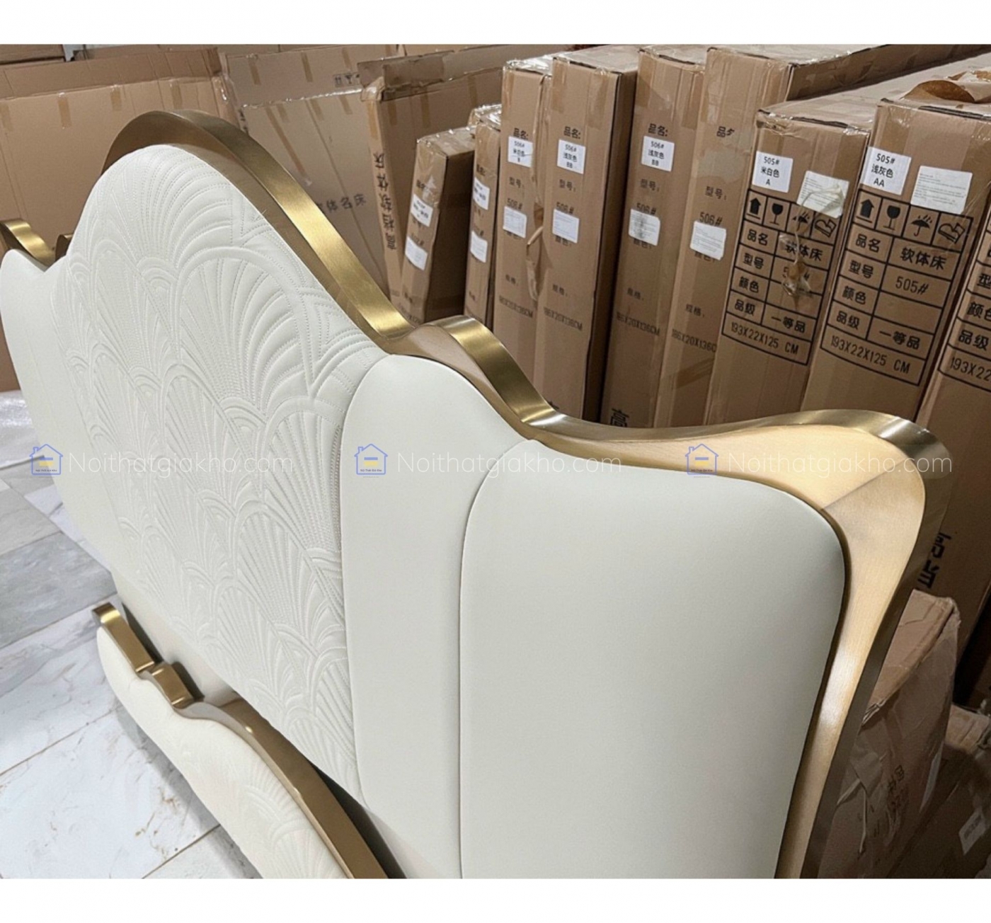 Giường ngủ nhập khẩu đẹp GN20