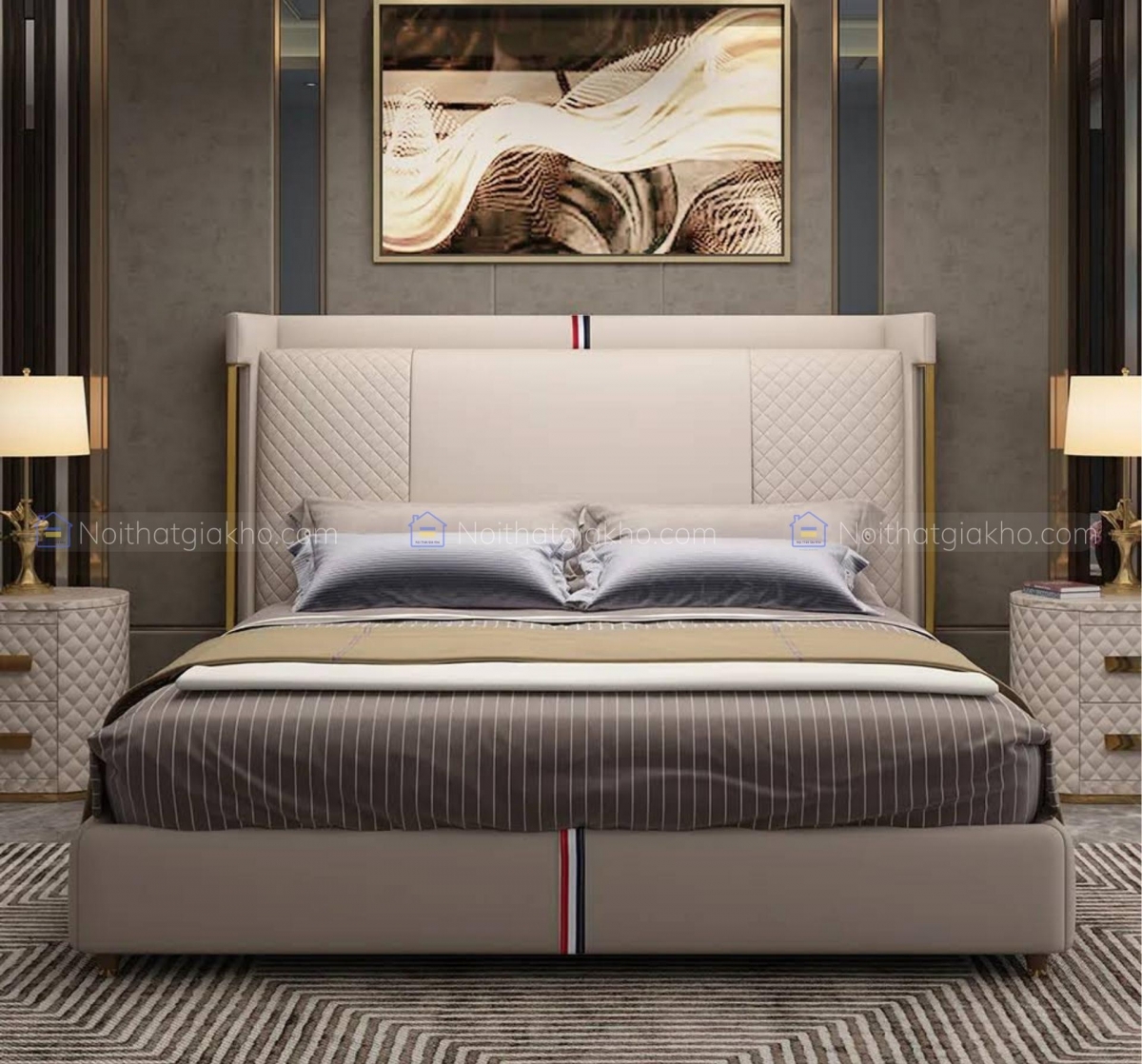 Giường ngủ nhập khẩu GN17