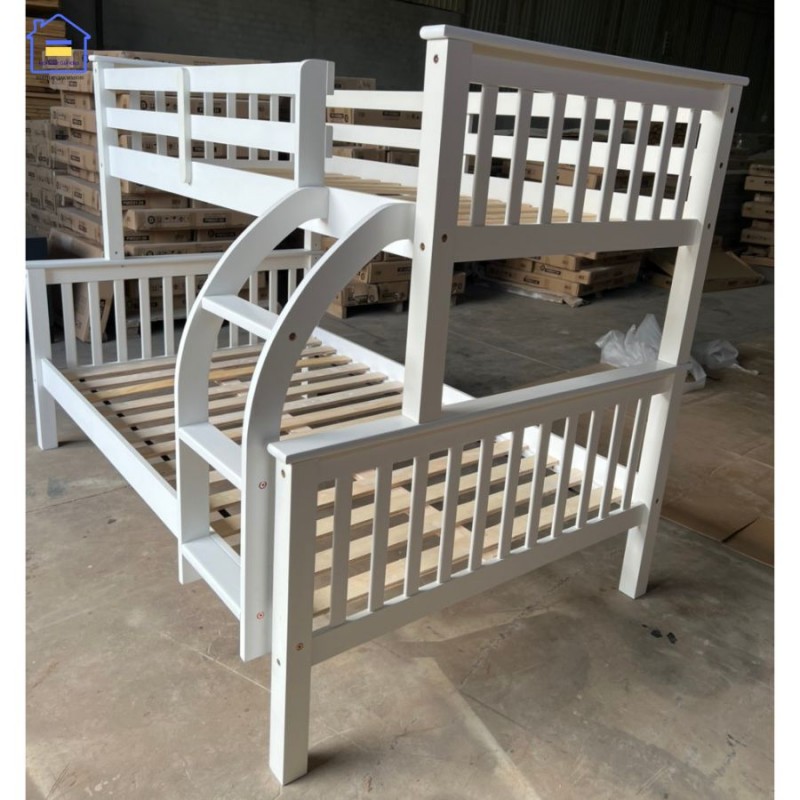 Giường tầng gỗ tự nhiên giá rẻ