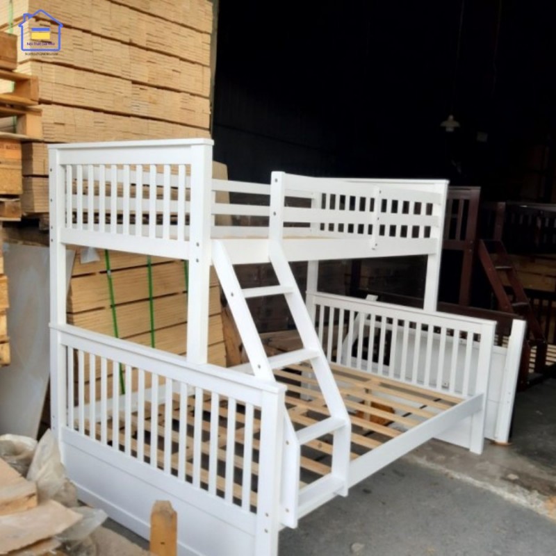 Giường tầng gỗ tự nhiên giá rẻ