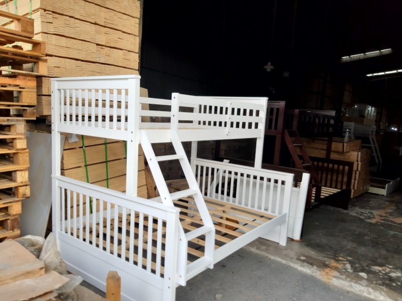 Giường tầng gỗ tự nhiên giá rẻ