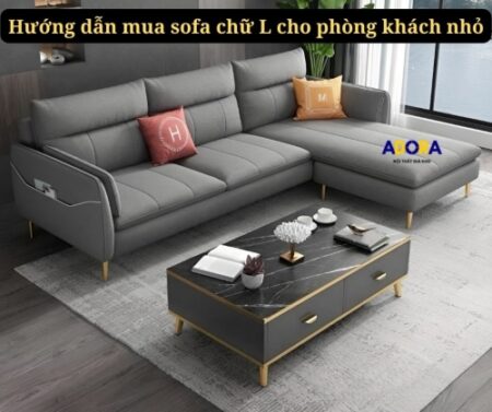 huong dan mua sofa goc l cho phong khach nho