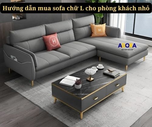 huong dan mua sofa goc l cho phong khach nho