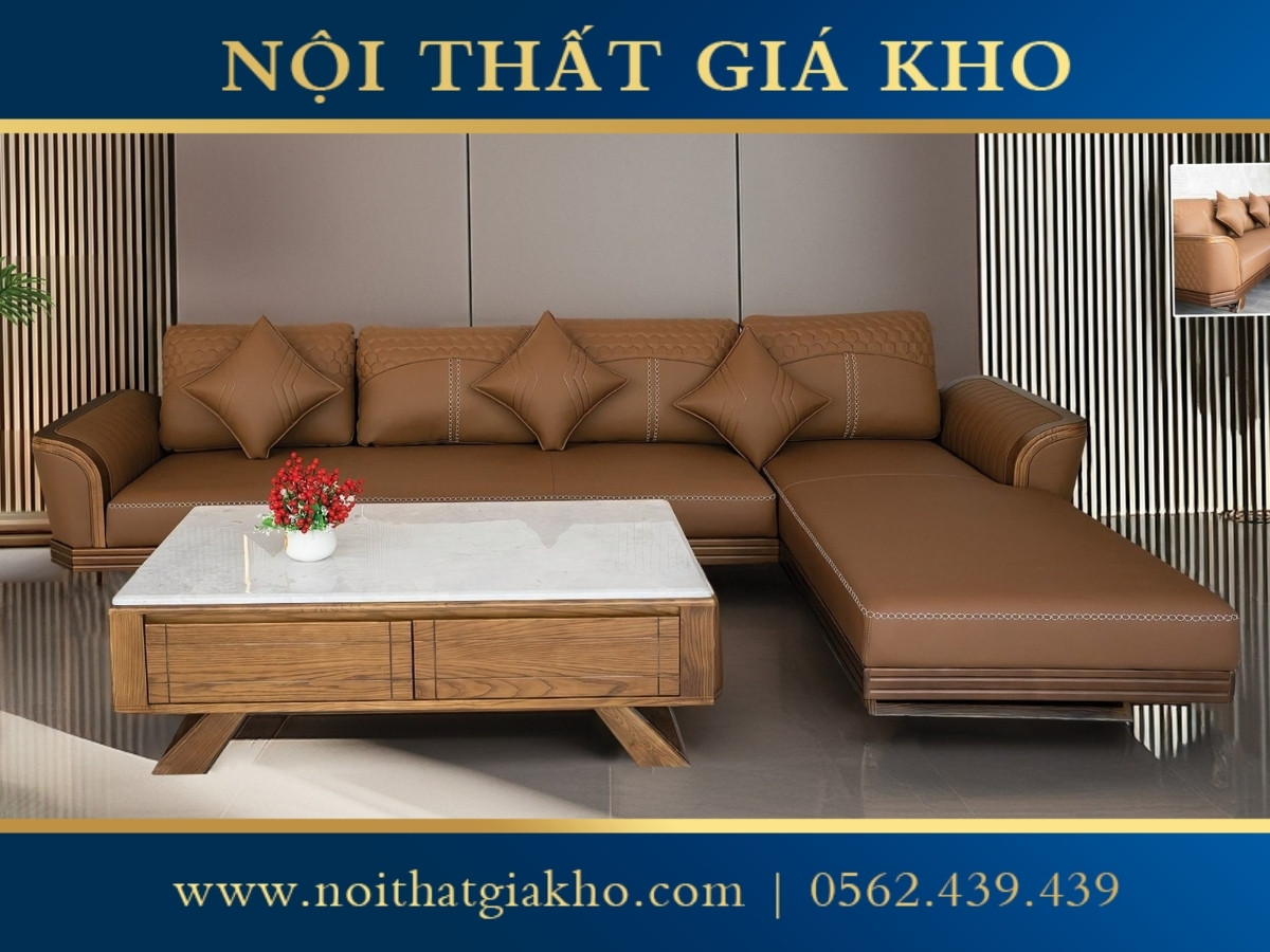 Sofa gỗ tại Cà Mau
