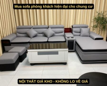 mua sofa phong khach hien dai cho chung cu