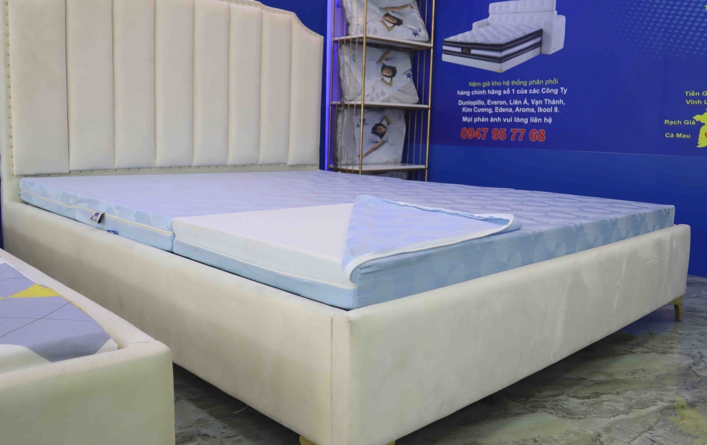 Nệm Bông Ép Aroma Ceramic 1m6,1m8x2m