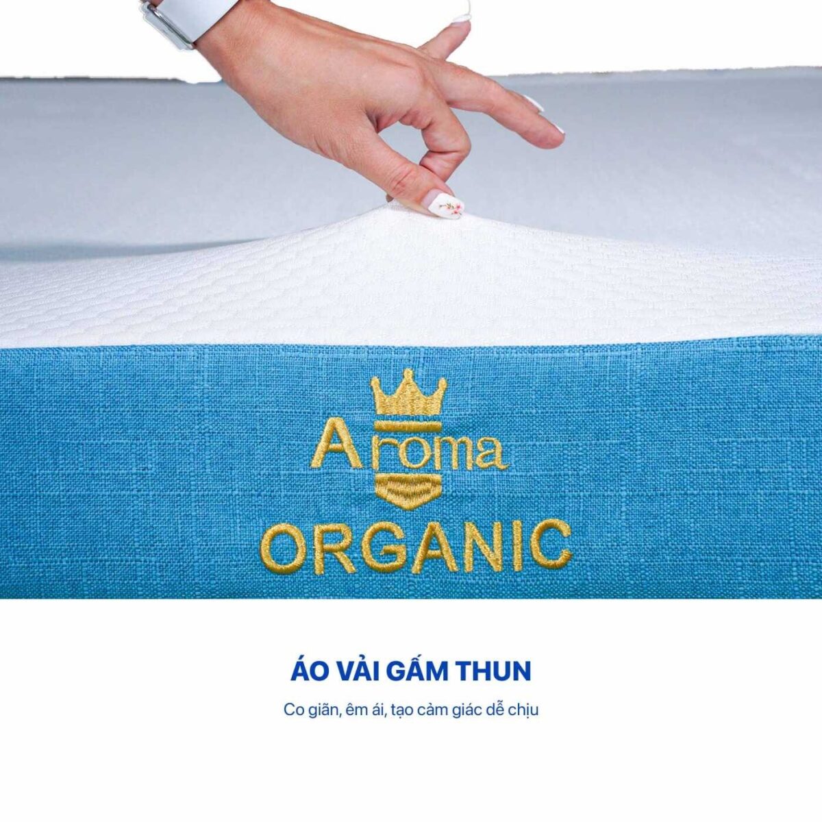 Nệm Cao Su Thiên Nhiên Aroma Organic