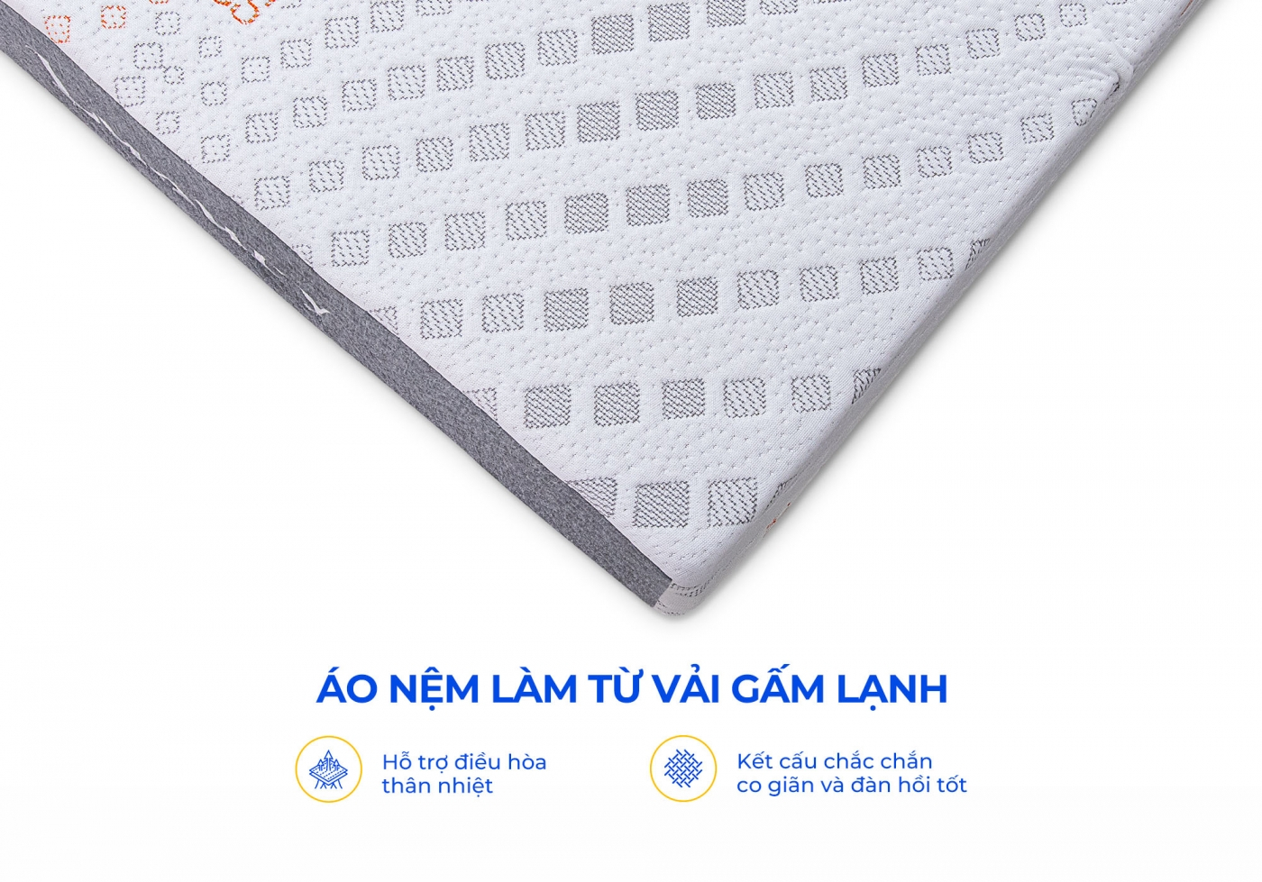 Nệm Foam Aroma Luxury 1m6,1m8x2m dày 10cm