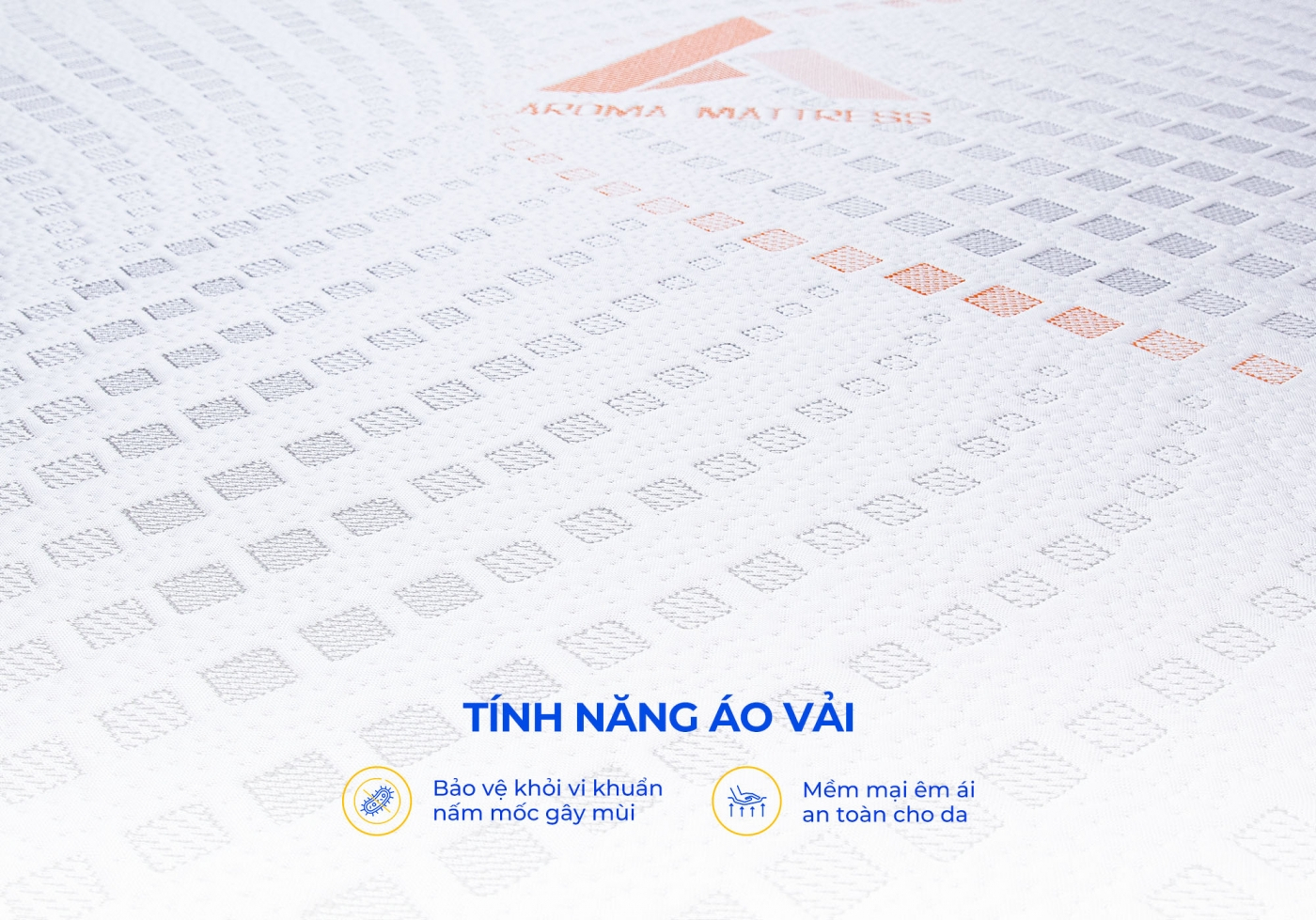 Nệm Foam Aroma Luxury 1m6,1m8x2m dày 10cm