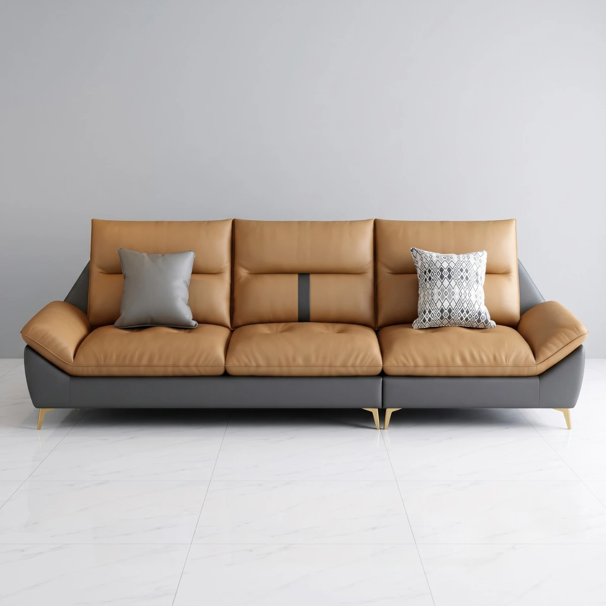 Sofa băng 3 chỗ bọc da Adora GK24