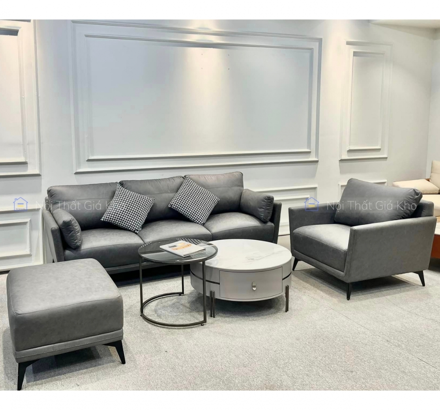 Sofa băng Adora 3 chỗ ngồi XA03