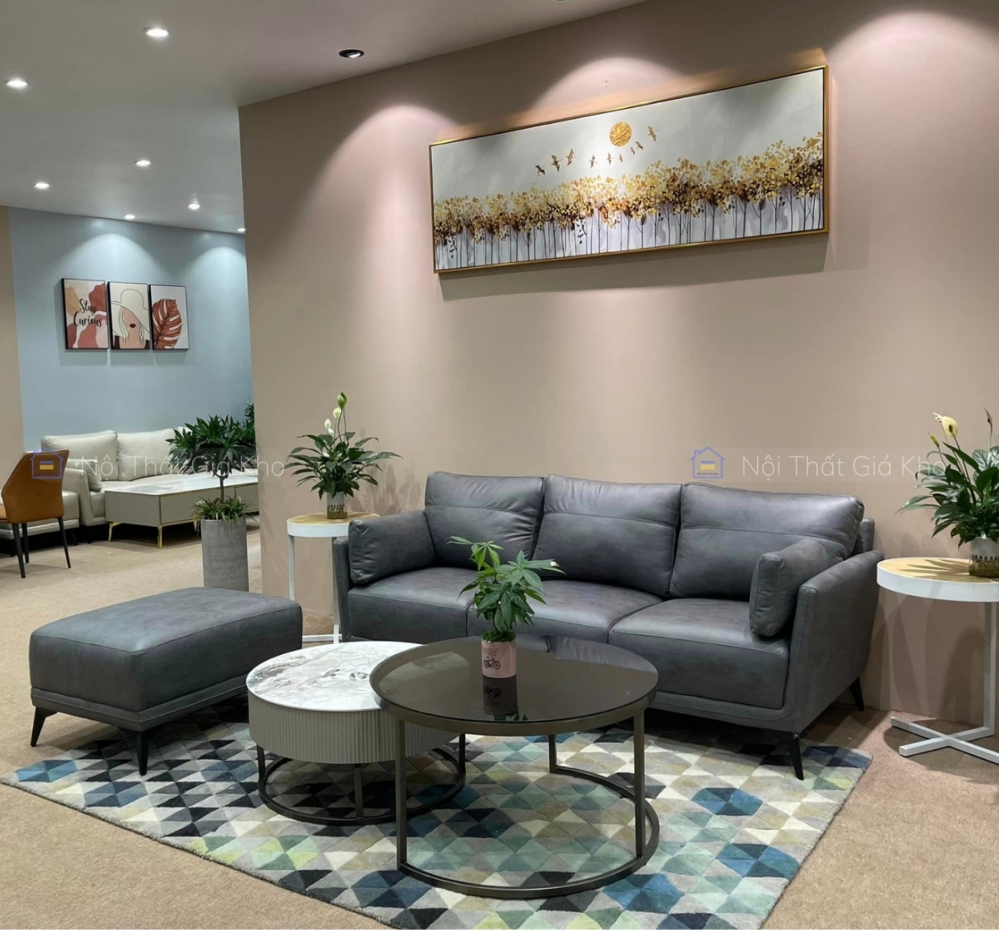 Sofa băng Adora 3 chỗ ngồi XA03