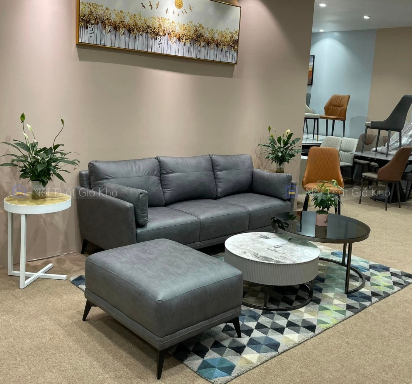 Sofa băng Adora 3 chỗ ngồi XA03