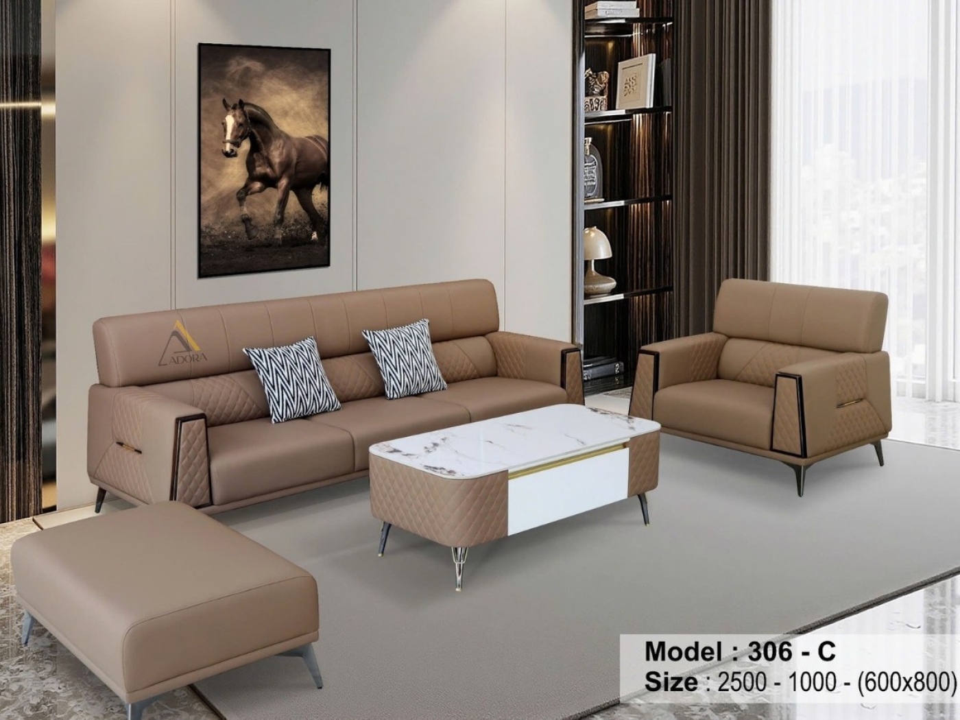 Sofa băng Adora VT306