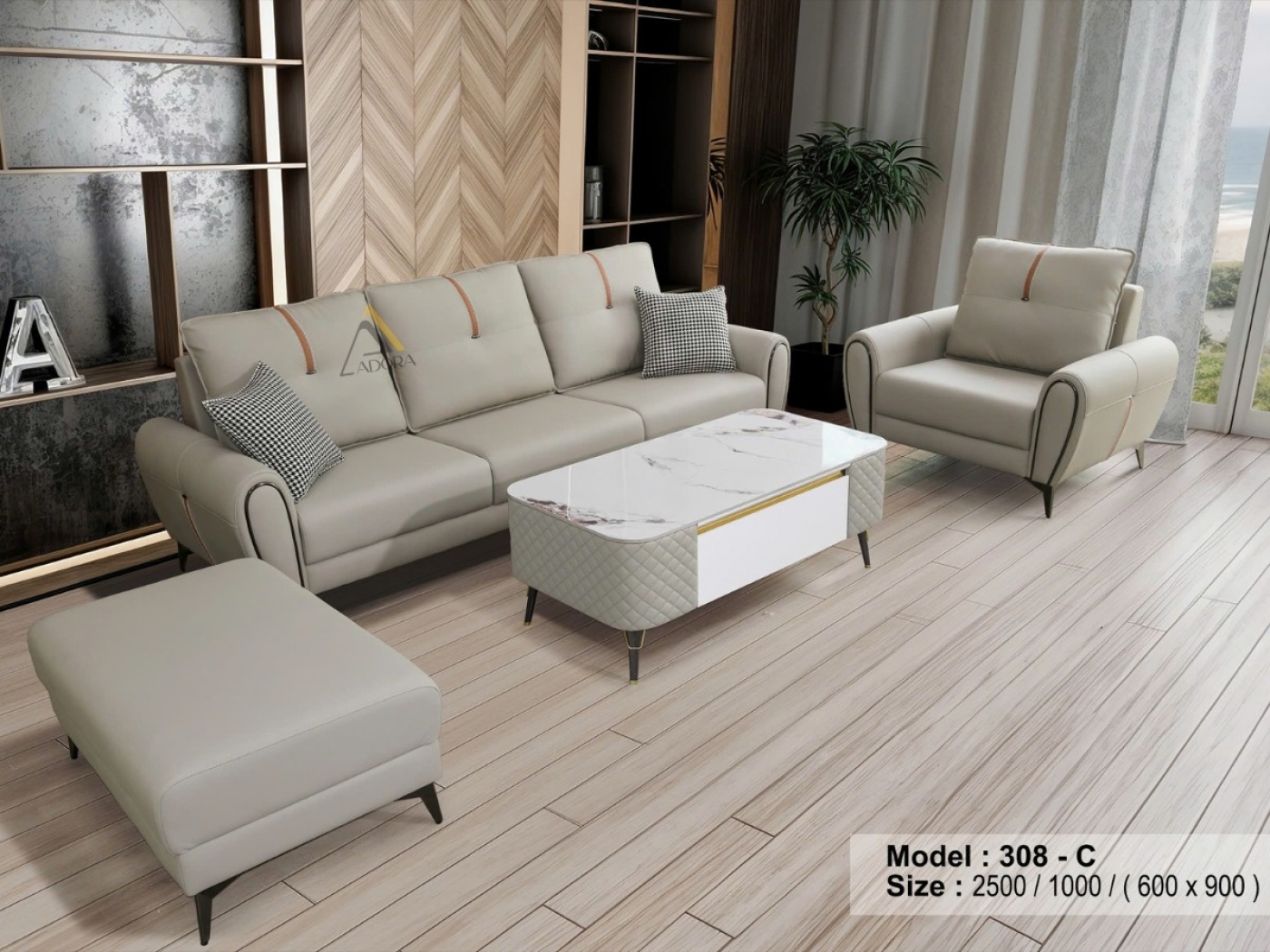 Sofa băng Adora VT308