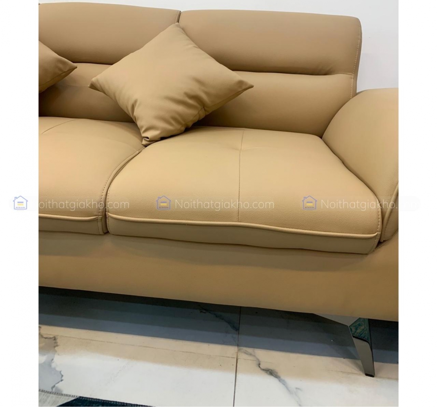 Sofa băng da 2m2 đẹp hiện đại